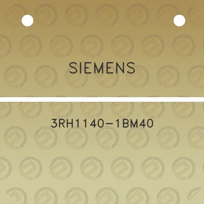 siemens-3rh1140-1bm40