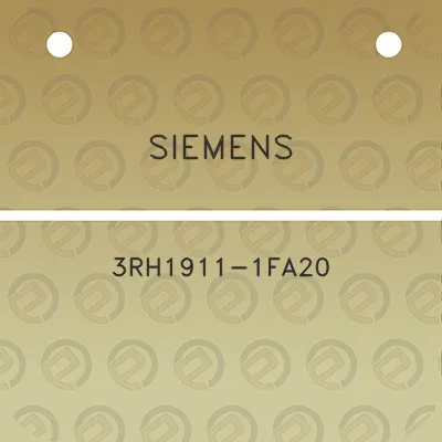 siemens-3rh1911-1fa20