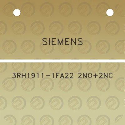 siemens-3rh1911-1fa22-2no2nc