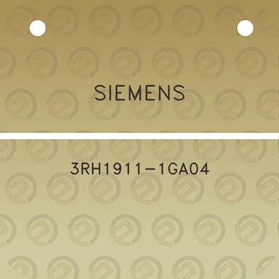 siemens-3rh1911-1ga04