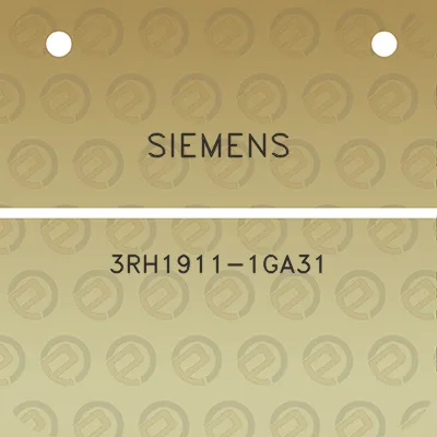 siemens-3rh1911-1ga31