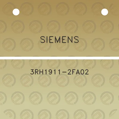 siemens-3rh1911-2fa02