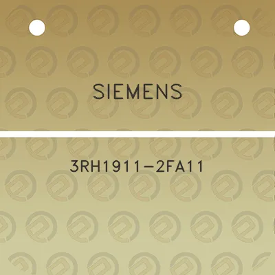 siemens-3rh1911-2fa11