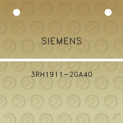 siemens-3rh1911-2ga40