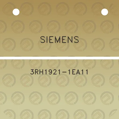 siemens-3rh1921-1ea11