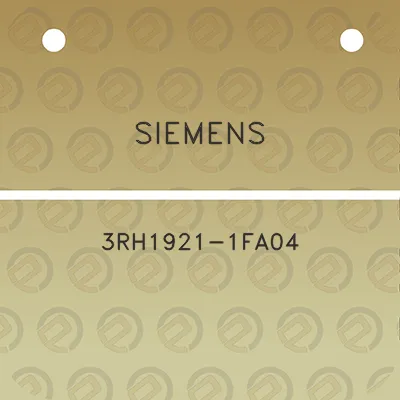 siemens-3rh1921-1fa04