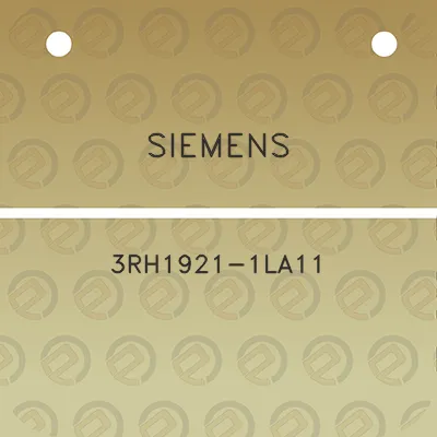 siemens-3rh1921-1la11