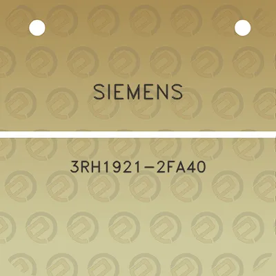 siemens-3rh1921-2fa40