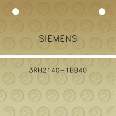 siemens-3rh2140-1bb40