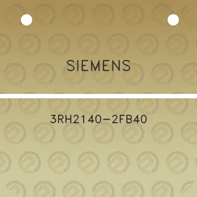 siemens-3rh2140-2fb40