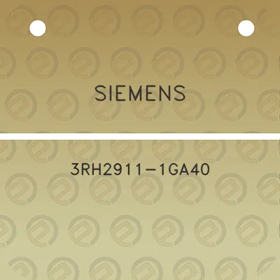 siemens-3rh2911-1ga40