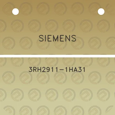 siemens-3rh2911-1ha31