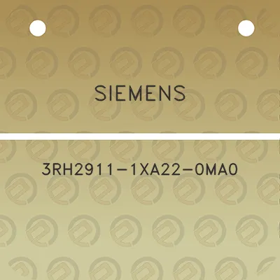 siemens-3rh2911-1xa22-0ma0