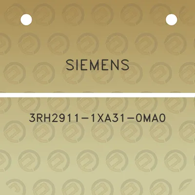 siemens-3rh2911-1xa31-0ma0