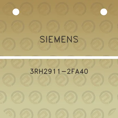 siemens-3rh2911-2fa40