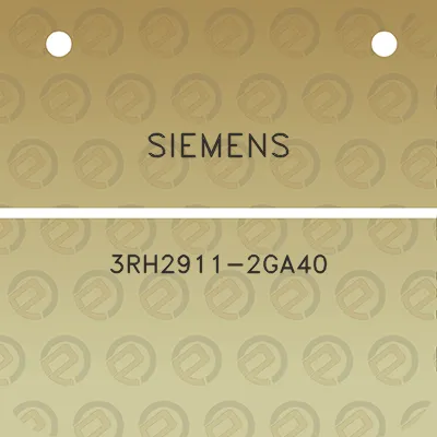 siemens-3rh2911-2ga40