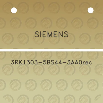 siemens-3rk1303-5bs44-3aa0rec