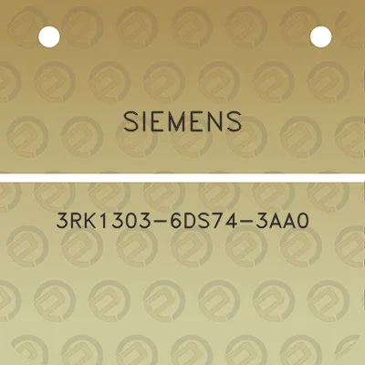 siemens-3rk1303-6ds74-3aa0