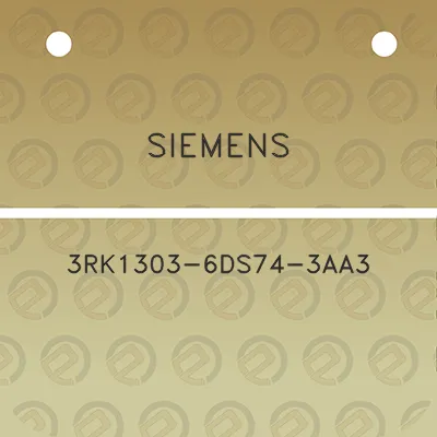 siemens-3rk1303-6ds74-3aa3