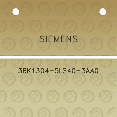 siemens-3rk1304-5ls40-3aa0