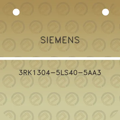 siemens-3rk1304-5ls40-5aa3