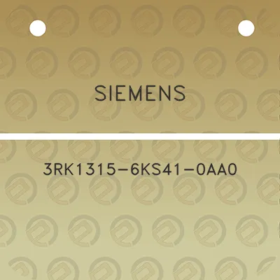 siemens-3rk1315-6ks41-0aa0