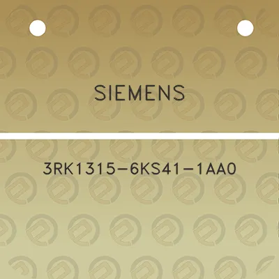 siemens-3rk1315-6ks41-1aa0