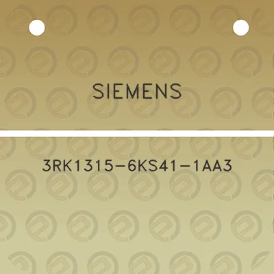 siemens-3rk1315-6ks41-1aa3