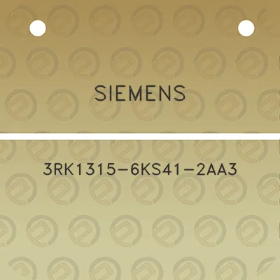 siemens-3rk1315-6ks41-2aa3