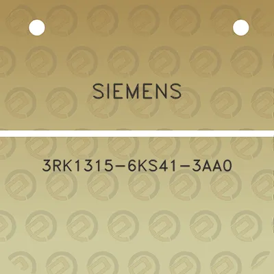 siemens-3rk1315-6ks41-3aa0