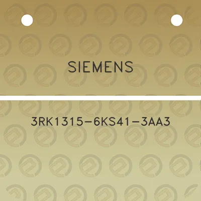 siemens-3rk1315-6ks41-3aa3