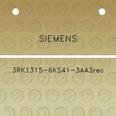 siemens-3rk1315-6ks41-3aa3rec