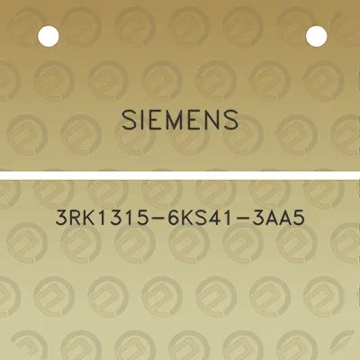 siemens-3rk1315-6ks41-3aa5