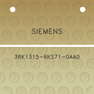 siemens-3rk1315-6ks71-0aa0