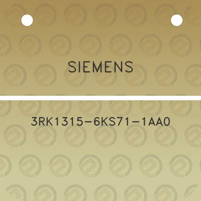 siemens-3rk1315-6ks71-1aa0