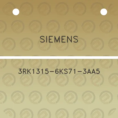 siemens-3rk1315-6ks71-3aa5