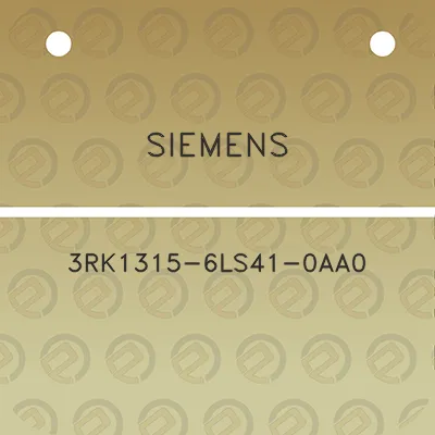 siemens-3rk1315-6ls41-0aa0