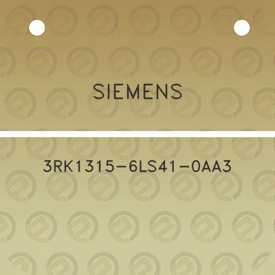 siemens-3rk1315-6ls41-0aa3