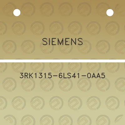 siemens-3rk1315-6ls41-0aa5