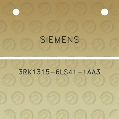 siemens-3rk1315-6ls41-1aa3