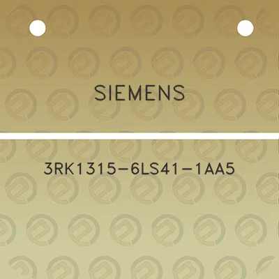 siemens-3rk1315-6ls41-1aa5