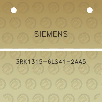 siemens-3rk1315-6ls41-2aa5