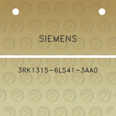 siemens-3rk1315-6ls41-3aa0