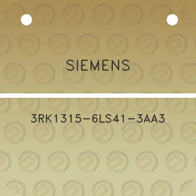 siemens-3rk1315-6ls41-3aa3