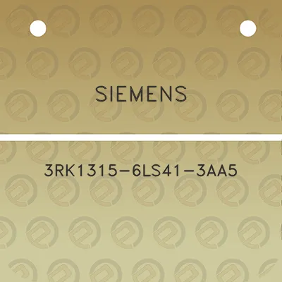 siemens-3rk1315-6ls41-3aa5