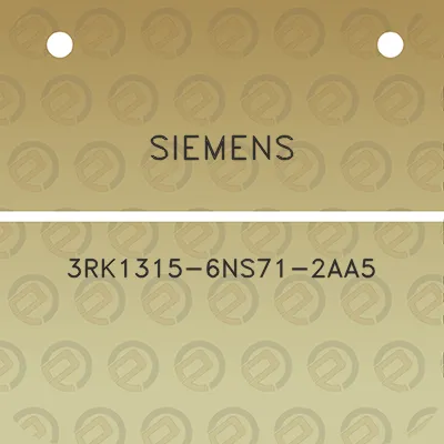 siemens-3rk1315-6ns71-2aa5