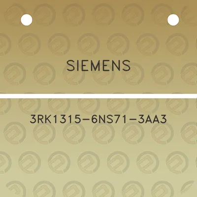 siemens-3rk1315-6ns71-3aa3