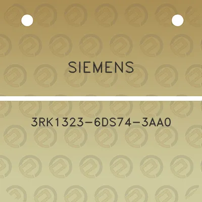 siemens-3rk1323-6ds74-3aa0