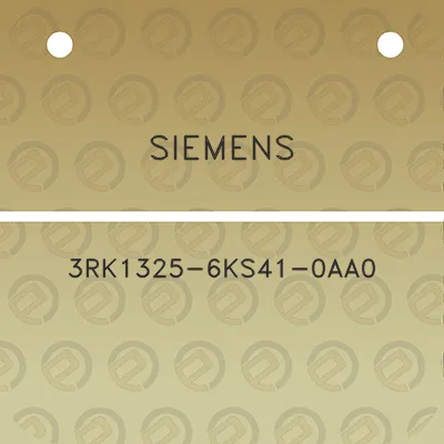 siemens-3rk1325-6ks41-0aa0