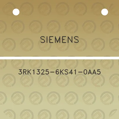 siemens-3rk1325-6ks41-0aa5